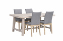 Eettafel \'Brooklyn\' 170x95cm - Witgepigmenteerd Eiken