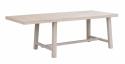 Eettafel \'Brooklyn\' 170x95cm - Witgepigmenteerd Eiken