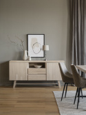 Dressoir \'Brooklyn\' 160x45cm - Witgepigmenteerd