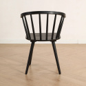 Stoel \'Astrid\'- Zwart