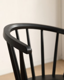 Stoel \'Astrid\'- Zwart