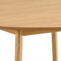 Eettafel \'Roxby\' Rond 120x76cm - Natuurlijk