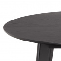 Eettafel \'Roxby\' Rond 120x76cm - Zwart