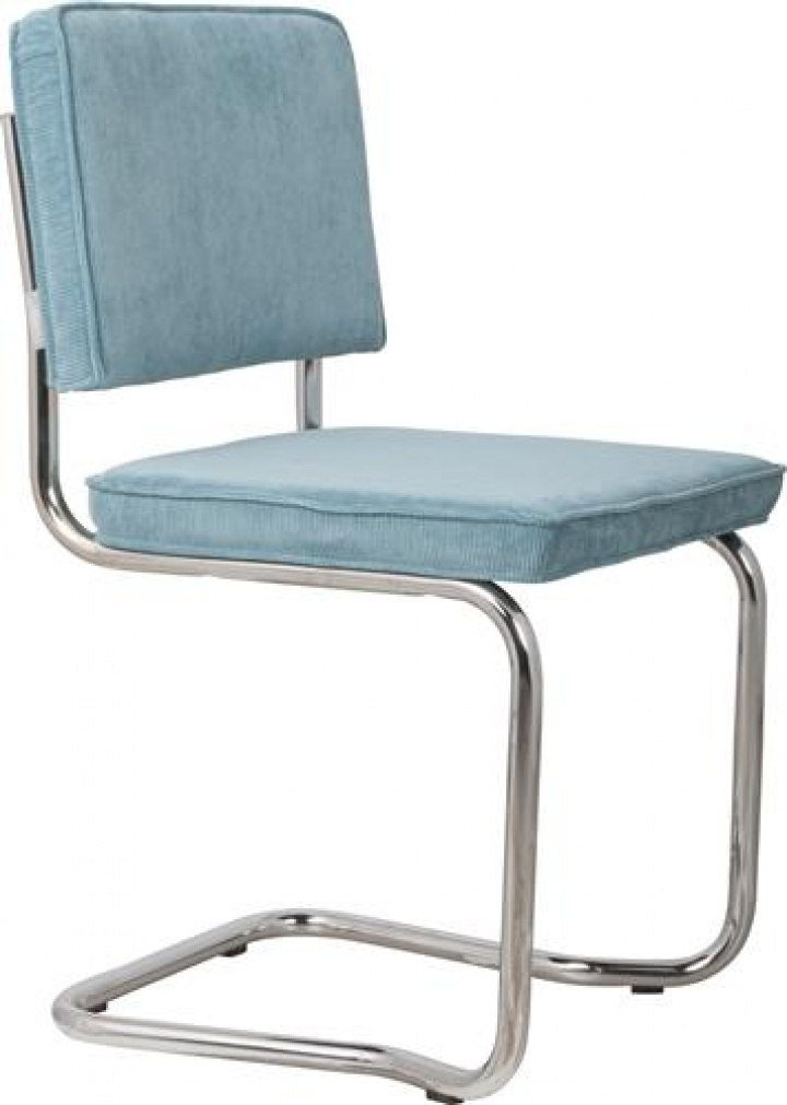Stoel \'Ridge Kink\' 50 cm - Lichtblauw in de groep Meubels / Zitmeubels / Stoelen bij Reforma (1100061)