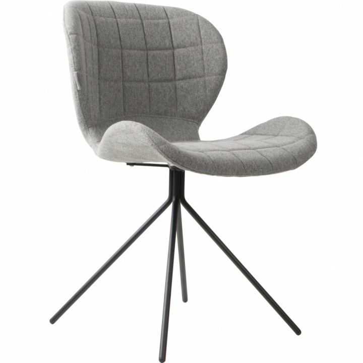Stoel \'Omg\' - Velvet/Grijs in de groep Meubels / Zitmeubels / Stoelen bij Reforma (1100169)