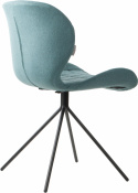 Stoel \'Omg\' - Velvet/Blauw