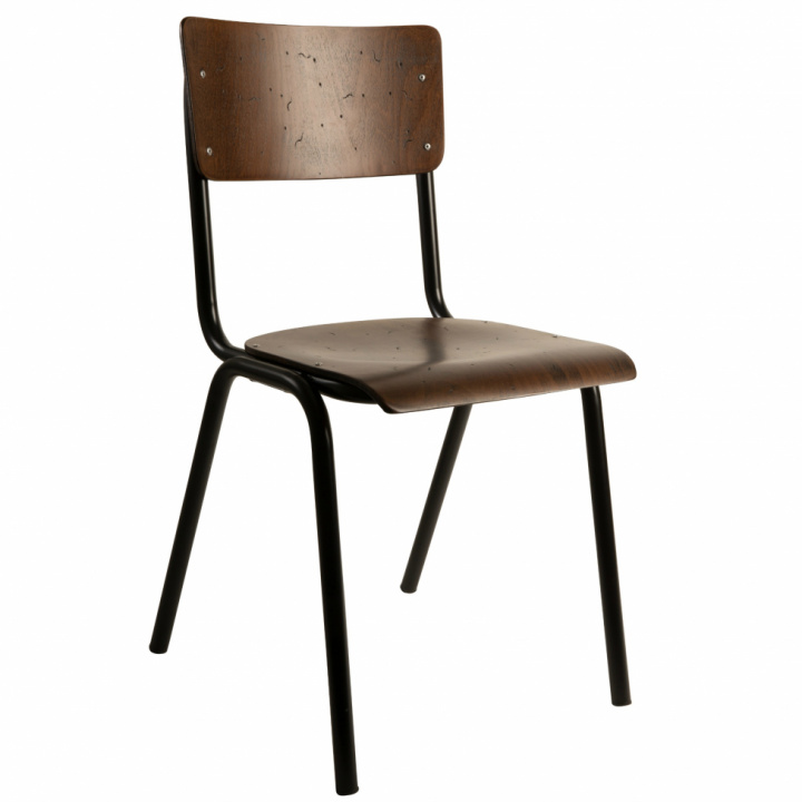 Stoel \'Scuola\' - Bruin in de groep Meubels / Zitmeubels / Stoelen bij Reforma (1100239)