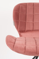 Stoel \'Omg\' - Fluweel/Roze
