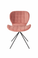 Stoel \'Omg\' - Fluweel/Roze