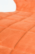 Stoel \'Omg\' - Fluweel/Oranje