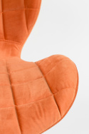 Stoel \'Omg\' - Fluweel/Oranje
