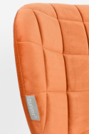 Stoel \'Omg\' - Fluweel/Oranje