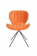 Stoel \'Omg\' - Fluweel/Oranje
