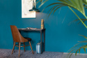Stoel \'Chaya\' - Zwart/Walnoot