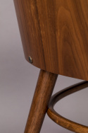 Stoel \'Chaya\' - Zwart/Walnoot