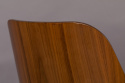 Stoel \'Chaya\' - Zwart/Walnoot