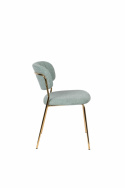 Stoel \'Jolien\' - Groen/Goud