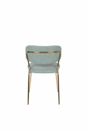 Stoel \'Jolien\' - Groen/Goud