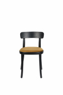 Stoel \'Brandon\' - Zwart/Ocra