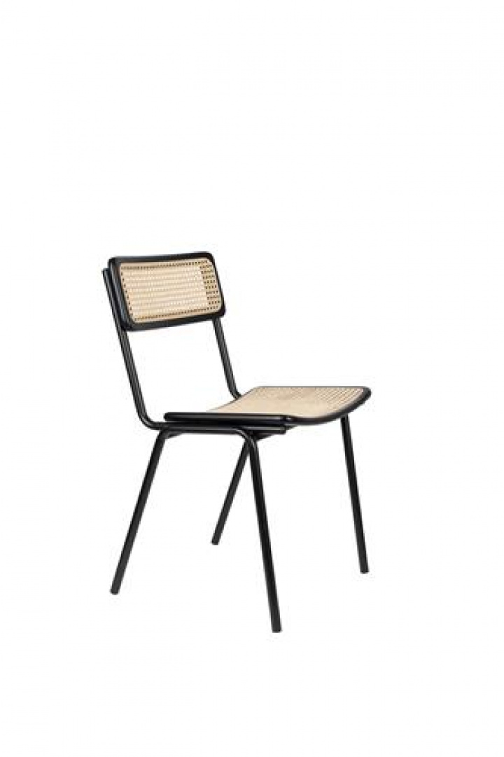 Stoel \'Jort\' - Zwart/Natuur in de groep Meubels / Zitmeubels / Stoelen bij Reforma (1100455)