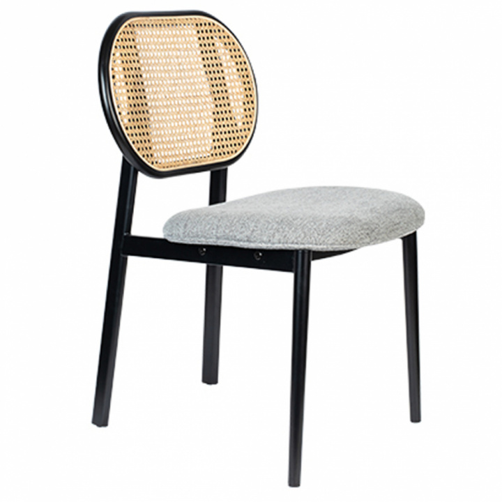 Stoel \'Spike\' - Natuurlijk/Grijs in de groep Meubels / Zitmeubels / Stoelen bij Reforma (1100471)