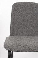 Stoel \'Clip\' - Zwart/Grijs