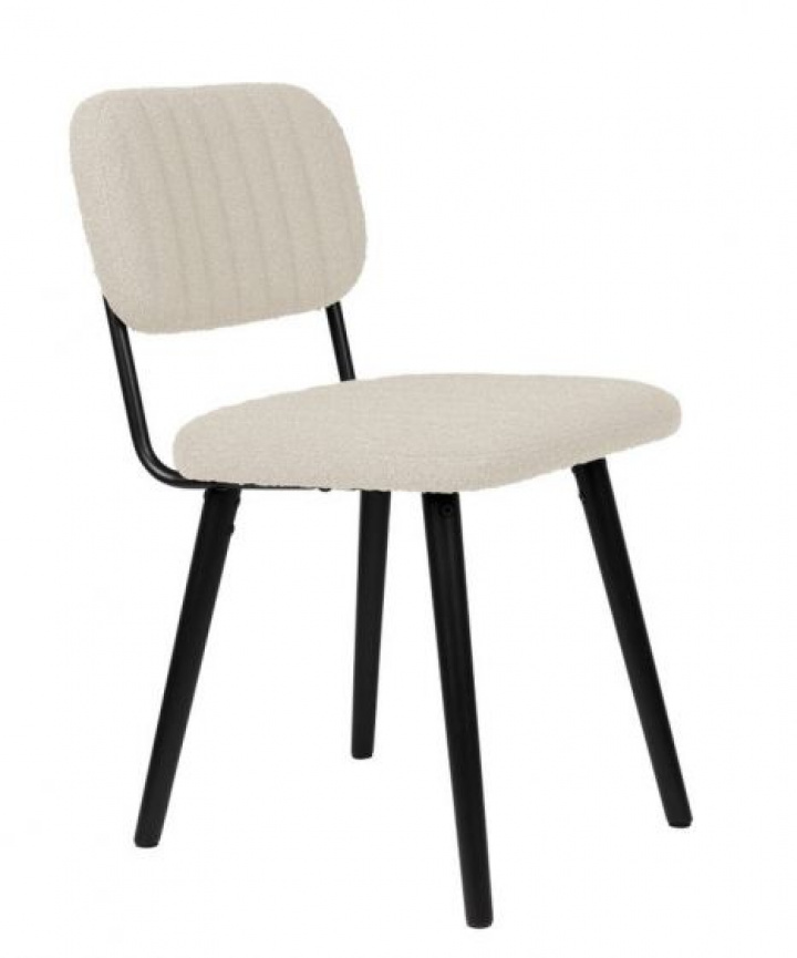 Stoel \'Jake\' - Off White in de groep Meubels / Zitmeubels / Stoelen bij Reforma (1100531)