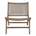 Lounge stoel \'Derby\' - Natuurlijk