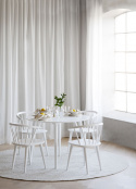 Ronde eettafel \'Lotta\' Ronde 106cm - Wit