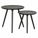 Salontafel \'Daisy\' 2 delen - Zwart