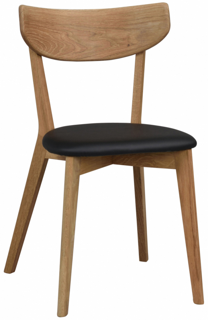 Stoel \'Ami\' - Eik/Zwart in de groep Meubels / Zitmeubels / Stoelen bij Reforma (113031)
