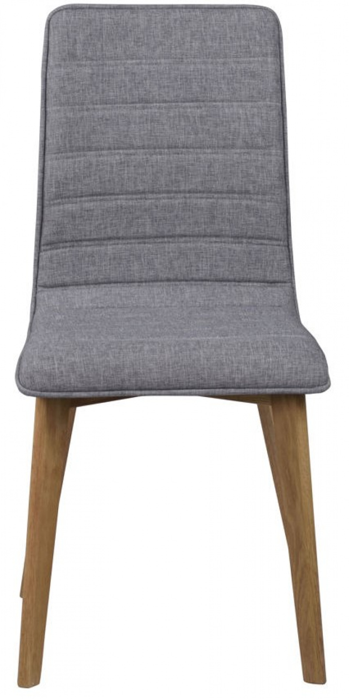 Stoel \'Gracy\' - Lichtgrijs/Eik in de groep Meubels / Zitmeubels / Stoelen bij Reforma (113634)