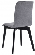 Stoel \'Gracy\' - Lichtgrijs/Zwart