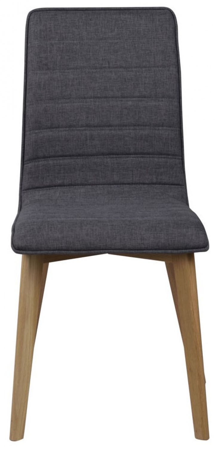 Stoel \'Gracy\' - Donkergrijs/Eik in de groep Meubels / Zitmeubels / Stoelen bij Reforma (113638)