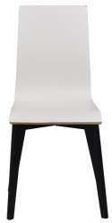 Stoel \'Gracy\' - Wit/ Zwart