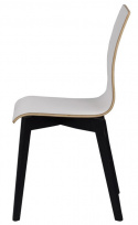 Stoel \'Gracy\' - Wit/ Zwart