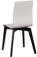 Stoel \'Gracy\' - Wit/ Zwart