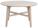 Salontafel \'Filippa\' Rond 90cm - Witgeolied eiken