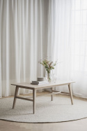 Salontafel \'Filippa\' - Witgeolied Eiken