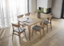 Eettafel \'Filippa\' 180x90cm - Eiken