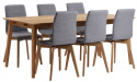 Eettafel \'Filippa\' 180x90cm - Eiken
