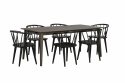 Eettafel \'Filippa\' 180x90cm - Bruin