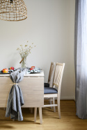 Eettafel \'Filippa\' 120x80cm - Witgeolied