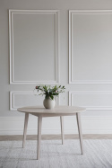 Eettafel \'Filippa\' Rond 120cm - Witgeolied