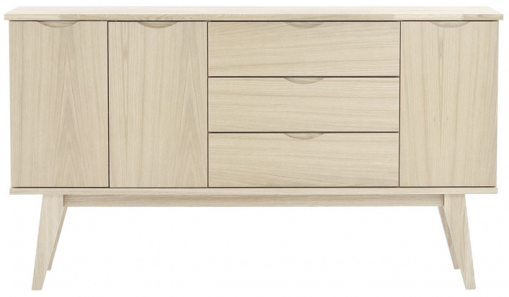 Dressoir \'Filippa\' 150x85cm - Eiken/Witgeolied in de groep Meubels / Planken & opslag / Sideboards bij Reforma (113786)
