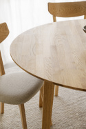 Eettafel \'Filippa\' Rond 120cm - Natuurlijk