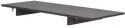 Uittrekbare plaat \'Filippa\' - Donkerbruin