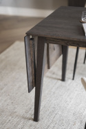Eettafel \'Filippa\' 120x80cm - Donkerbruin