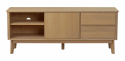 TV-meubel \'Yumi\' 152x42cm - Eiken