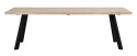 Eettafel \'Fred\' 240x100cm - Witgeolied Eiken/Zwart 